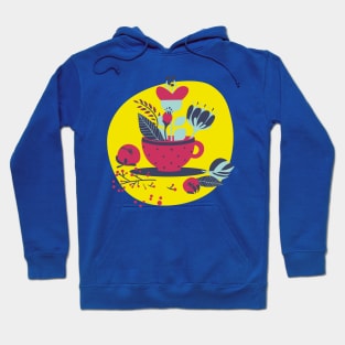 Flowers in the cup Hoodie